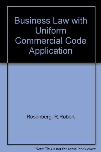 Book Business law: With UCC applications free