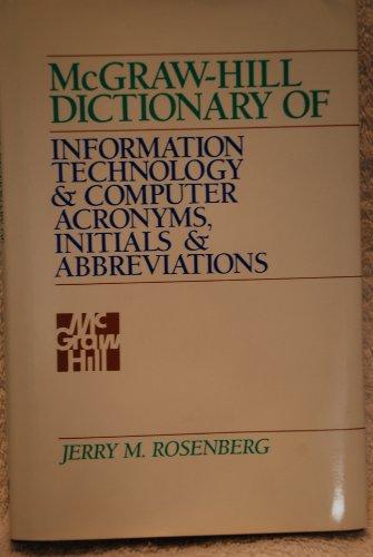Book Mcgraw-hill Dictionary Of Information Technology And Computer Acronyms, Initials, And Abbreviations free
