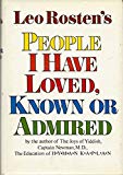 Book People I Have Loved, Known or Admired free