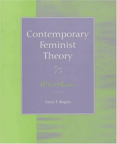 Book Contemporary Feminist Theory: A Text / Reader free