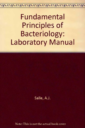 Book Laboratory Manual On Fundamental Principles Of Bacteriology free