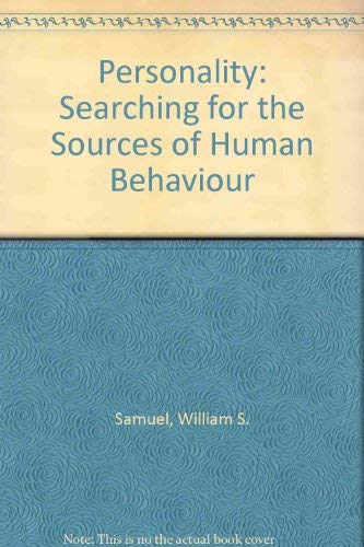 Book Personality, Searching For The Sources Of Human Behavior free