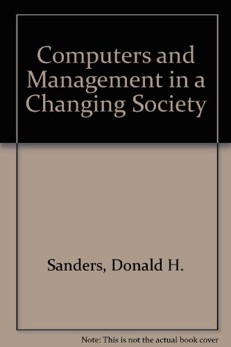 Book Computers and management in a changing society free