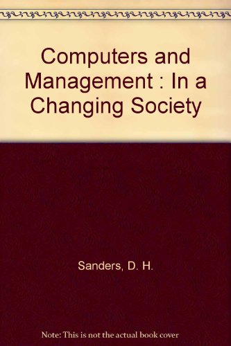 Book Computers And Management: In A Changing Society free