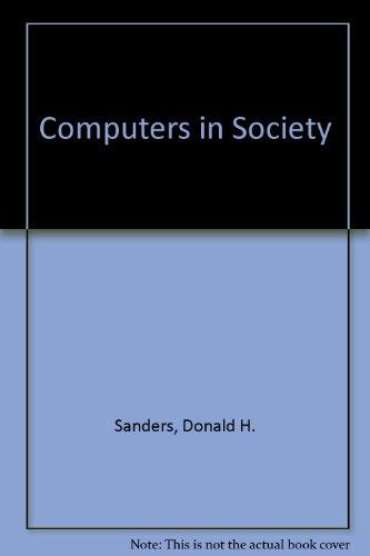 Book Computers In Society: An Introduction To Information Processing free