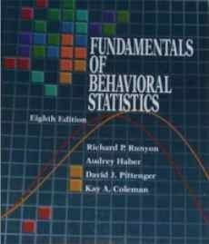 Book Fundamentals of Behavioral Statistics free