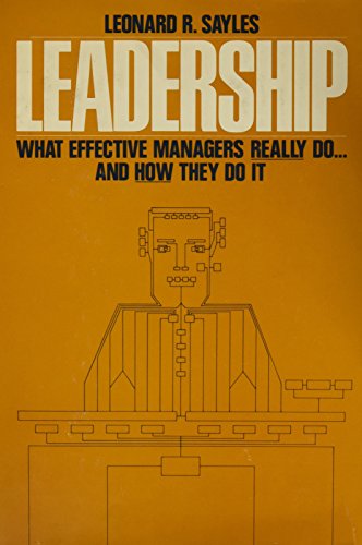 Book Leadership: What Effective Managers Really Do and How They Do it free