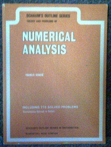 Book SCHAUM'S OUTLINE OF NUMERICAL ANALYSIS (SCHAUM OUTLINE) free
