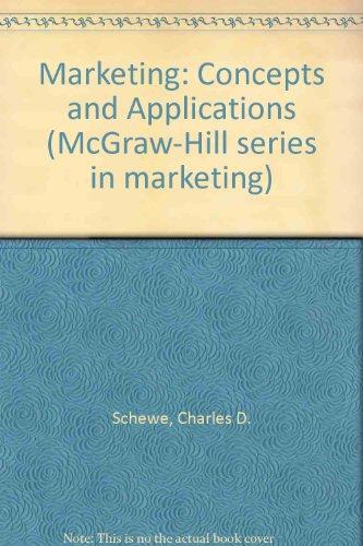 Book Marketing: Concepts and applications (McGraw-Hill series in marketing) free