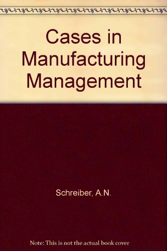 Book Cases in Manufacturing Management free Book Cases in Manufacturing Management free