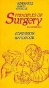 Book Principles Of Surgery: Companion Handbook (companion Handbooks Series) free