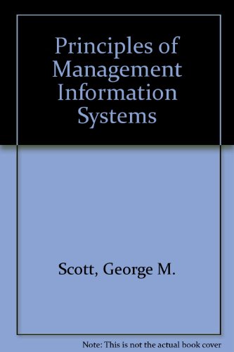 Book Principles of Management Information Systems (McGraw-Hill series in management information systems) free