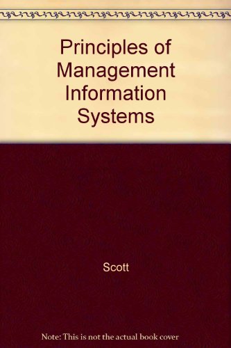 Book Principles Of Management Information Systems free