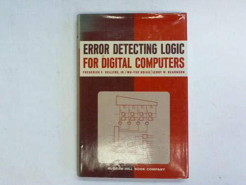 Book Error Detecting Logic for Digital Comput free