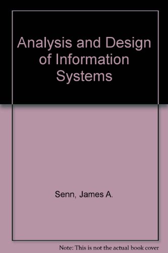Book Analysis and design of information systems free