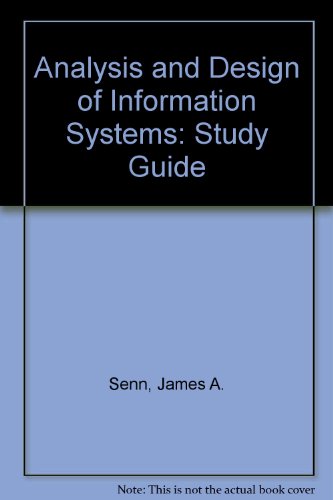 Book analysis and design of information systems free