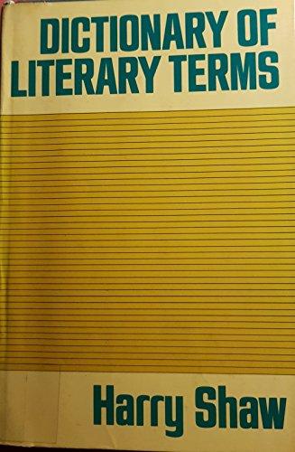 Book Dictionary of Literary Terms free