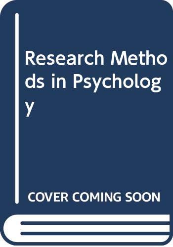 Book Research Methods in Psychology free