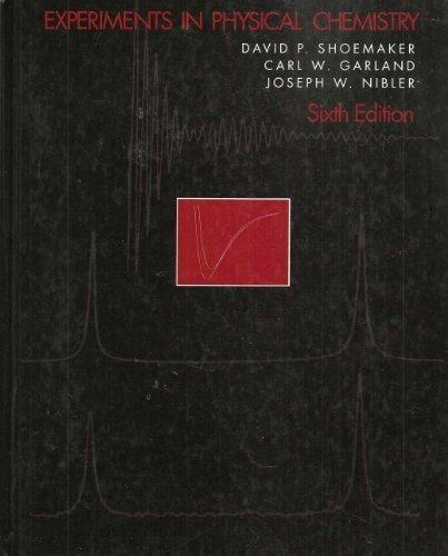 Book Experiments in Physical Chemistry free