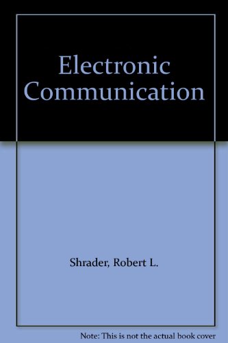 Book Electronic Communication free