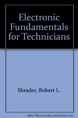 Book Electronic fundamentals for technicians free