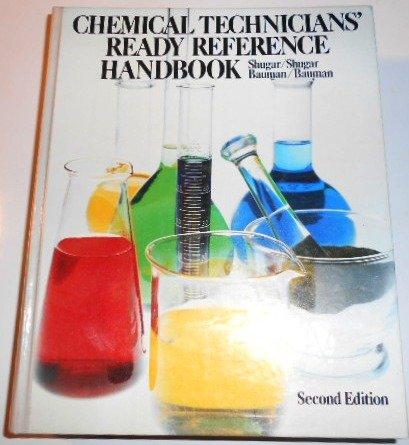 Book Chemical technicians' ready reference handbook free Book Chemical technicians' ready reference handbook free