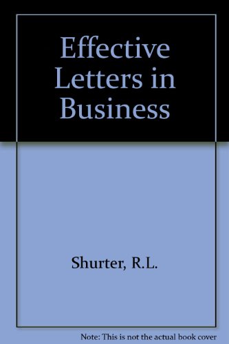 Book Effective Letters In Business free