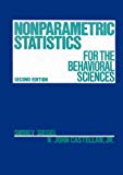 Book Nonparametric Statistics for The Behavioral Sciences free