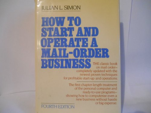 Book How To Start And Operate A Mail-order Business free