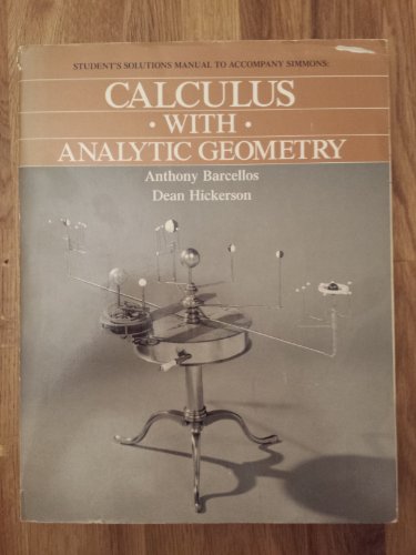 Book Calculus With Analytic Geometry free