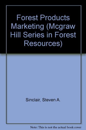 Book Forest Products Marketing (MCGRAW HILL SERIES IN FOREST RESOURCES) free