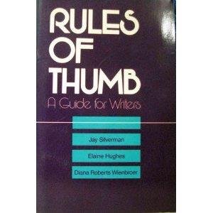Book Rules of Thumb: A Guide for Writers free