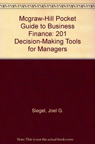 Book McGraw-Hill Pocket Guide to Business Finance: 201 Decision-Making Tools for Managers free