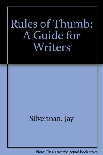 Book Rules of Thumb: A Guide for Writers free