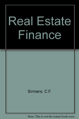 Book Real Estate Finance free