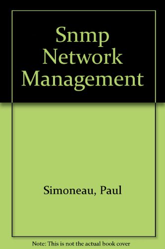Book Snmp Network Management free