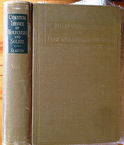 Book Quantum Theory of Molecules and Solids Volume 2: Symmetry & Energy Bands in Crystals free
