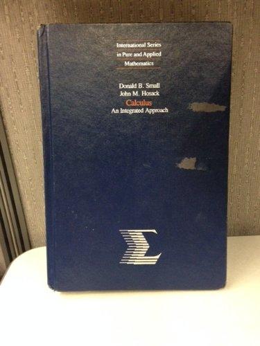 Book Calculus: An Integrated Approach (International series in pure and applied mathematics) free