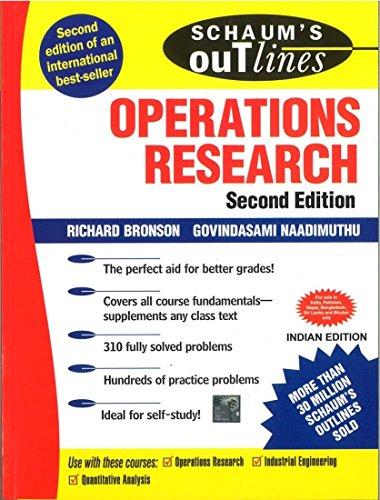Book Operations Research (Schaum'S Outline Series) 2Nd Edition free
