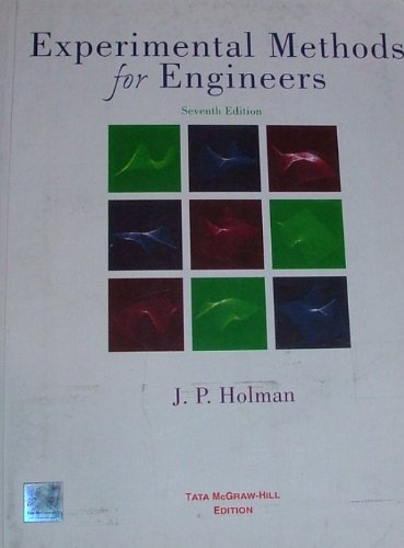 Book EXPERIMENTAL METHODS FOR ENGINEERS 7th Edition; 2004 Printing free