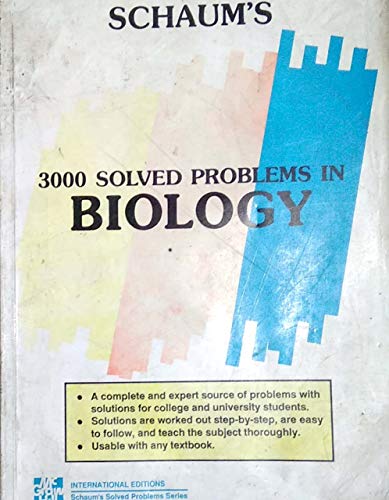 Book 3000 Solved Problems In Biology, 1Ed free
