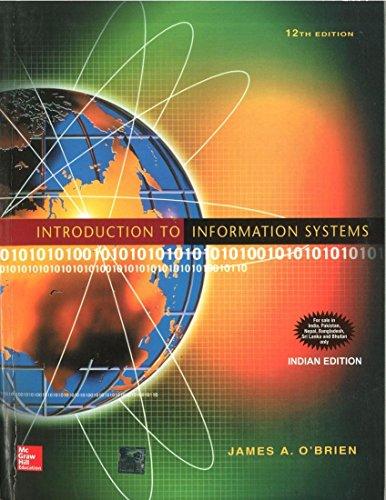 Book Introduction to Information Systems, 12th Edition- International Edition free