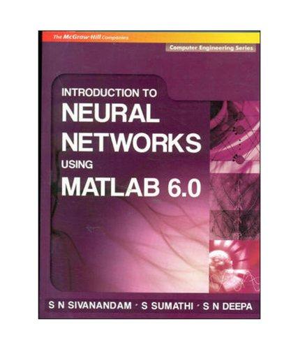 Book Introduction To Neural Networks With Matlab 6.0, 1St Edn free