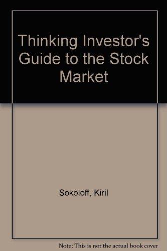 Book The thinking investor's guide to the stock market free