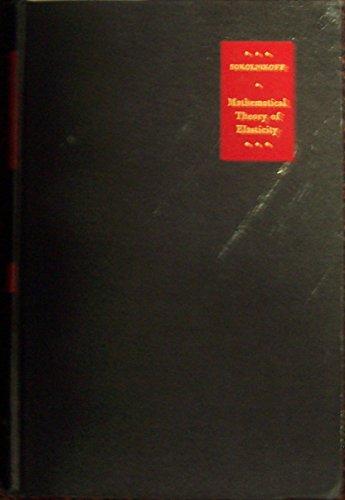 Book Mathematical Theory of Elasticity free