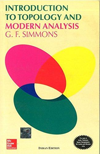 Book Introduction To Topology And Modern Analysis free