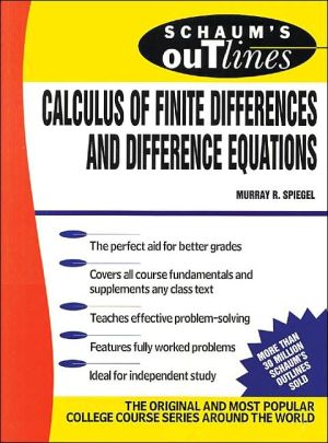 Book Schaum's Outline of Calculus of Finite Differences and Difference Equations free