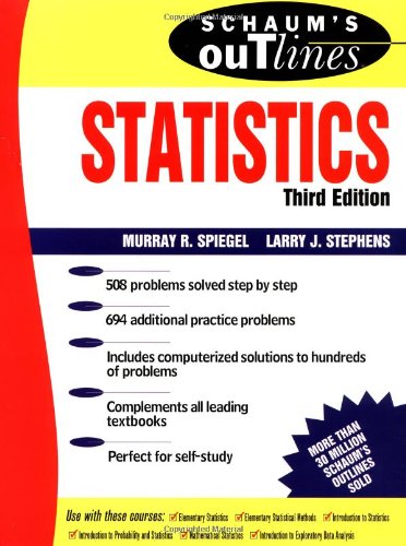 Book Schaum's Outline of Statistics free