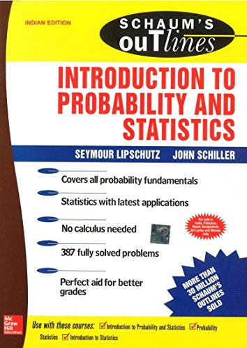 Book Introduction To Probability And Statistics (Schaum'S Outline Series) free