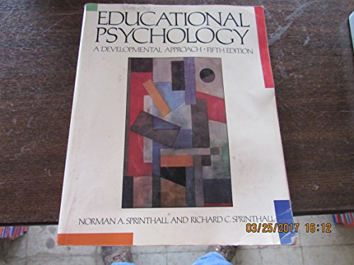 Book Educational psychology: A developmental approach free